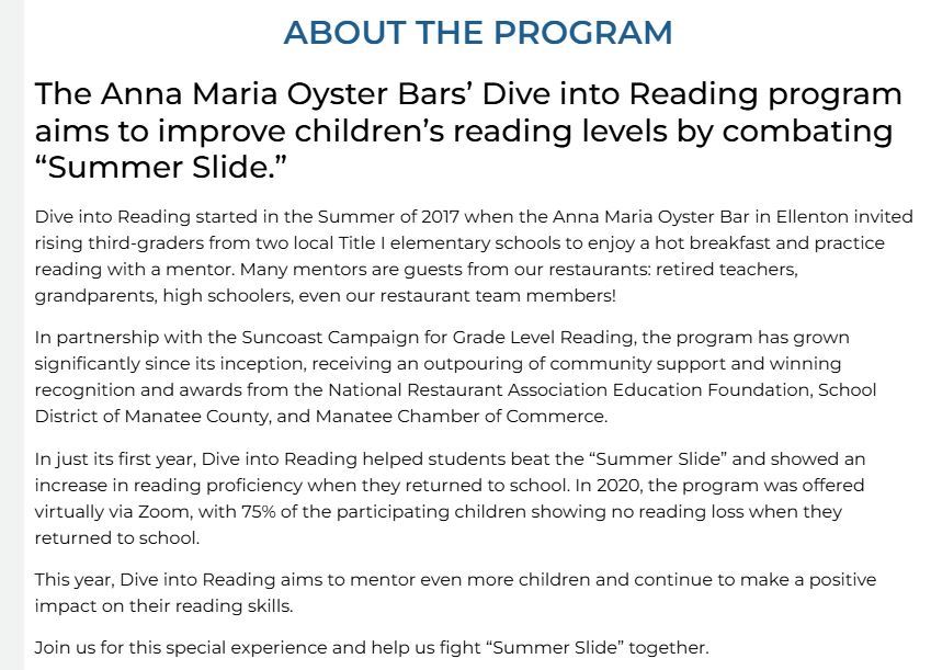  Info on the Program
